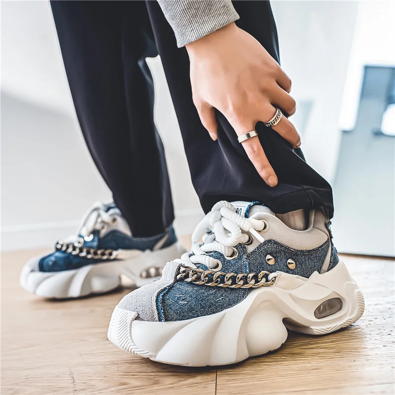 Unchained Denim Platform Sneakers - Image 5