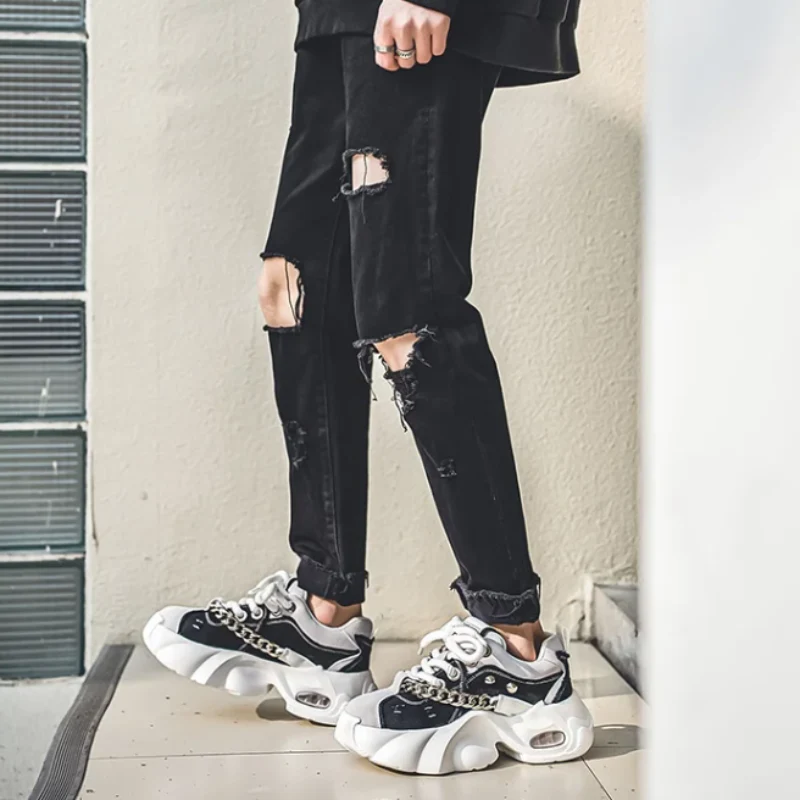 Unchained Denim Platform Sneakers - Image 9