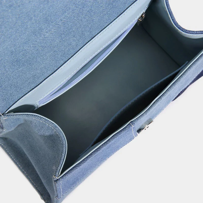 Denim Icon Shoulder Bag - Image 7