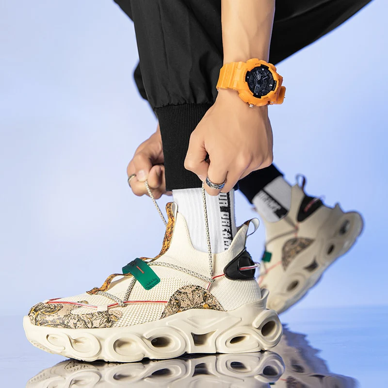 Desert Dawn Platform Sneakers - Image 4