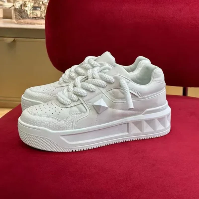Diamond Crest Platform Sneakers - Image 2