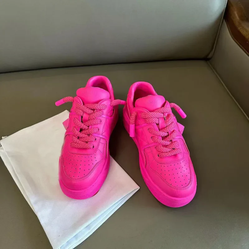 Diamond Crest Platform Sneakers - Image 3