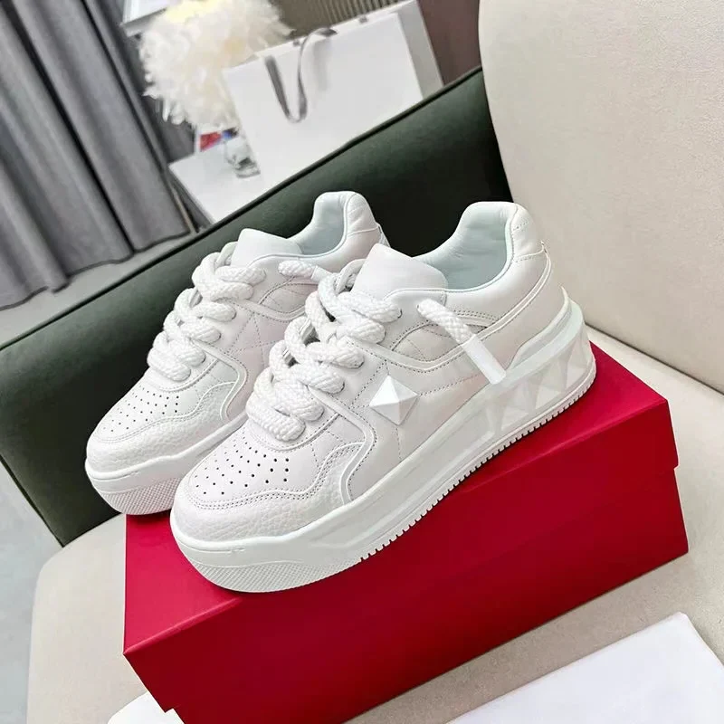 Diamond Crest Platform Sneakers - Image 5