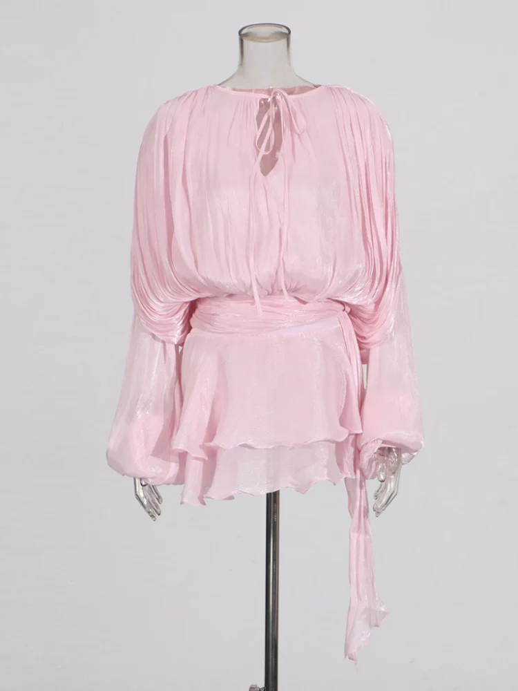 Dreamveil Pleated Wrap Top - Image 13