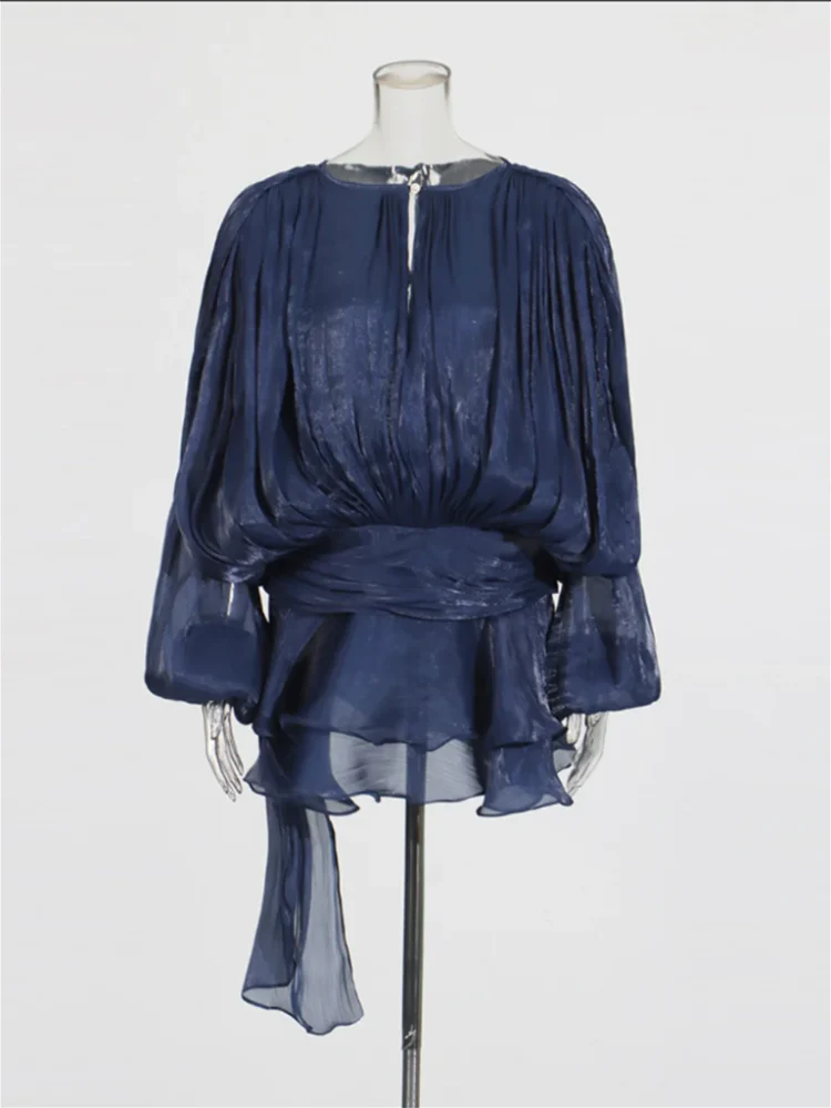 Dreamveil Pleated Wrap Top - Image 14