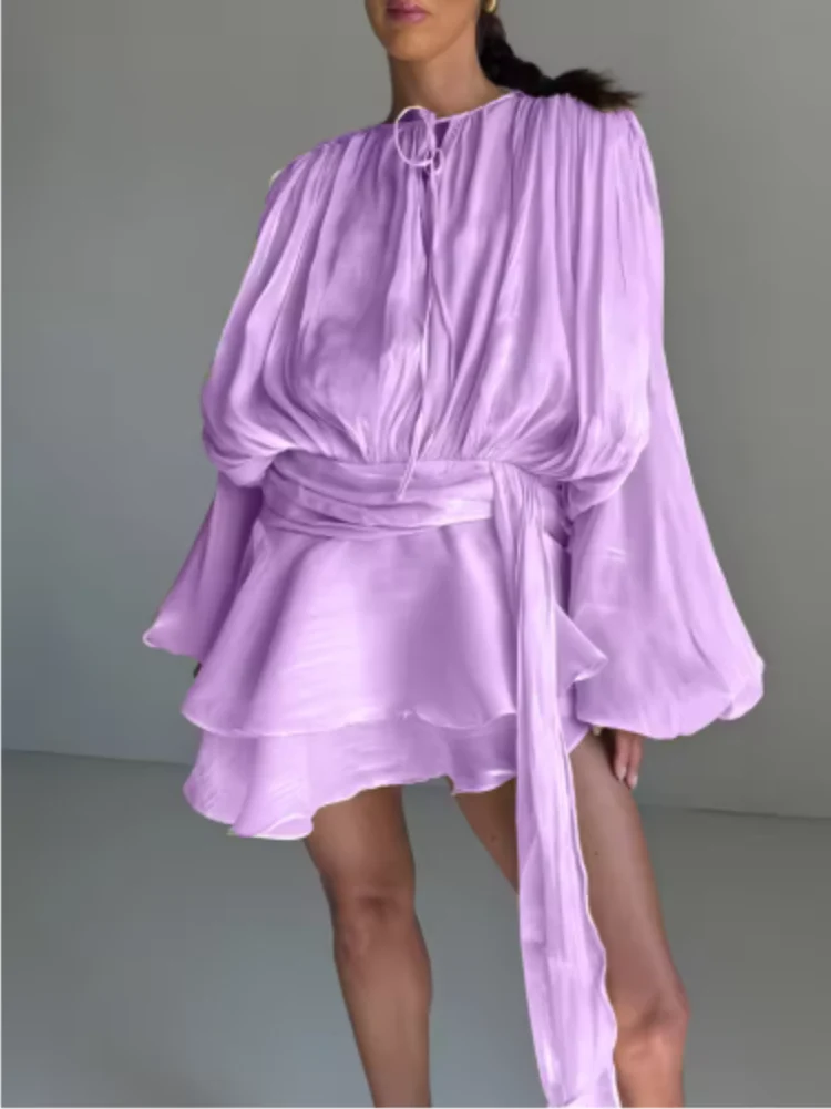 Dreamveil Pleated Wrap Top - Image 7