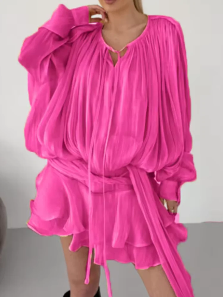 Dreamveil Pleated Wrap Top - Image 8