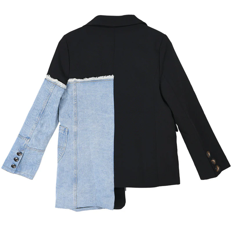 Duo Denim Blazer Jacket - Image 2