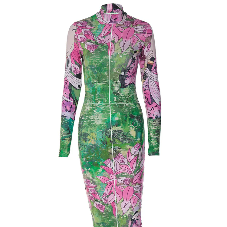 Dusky Diva Drape Dress - Image 6