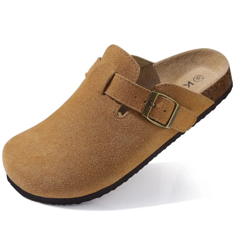 EarthTone Suede Slippers - Image 3