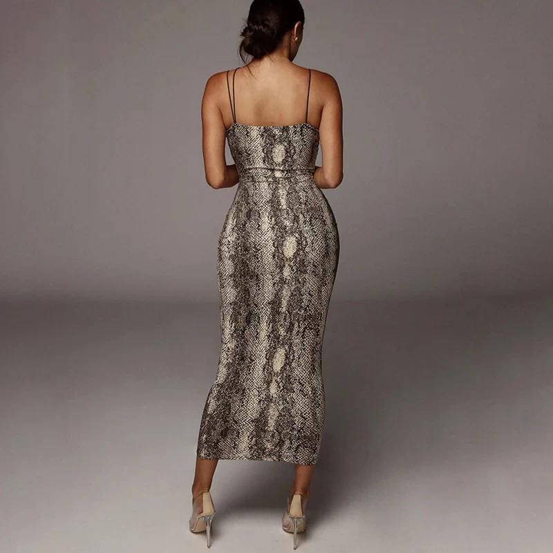 Eda Wild Print Sexy Dress - Image 6
