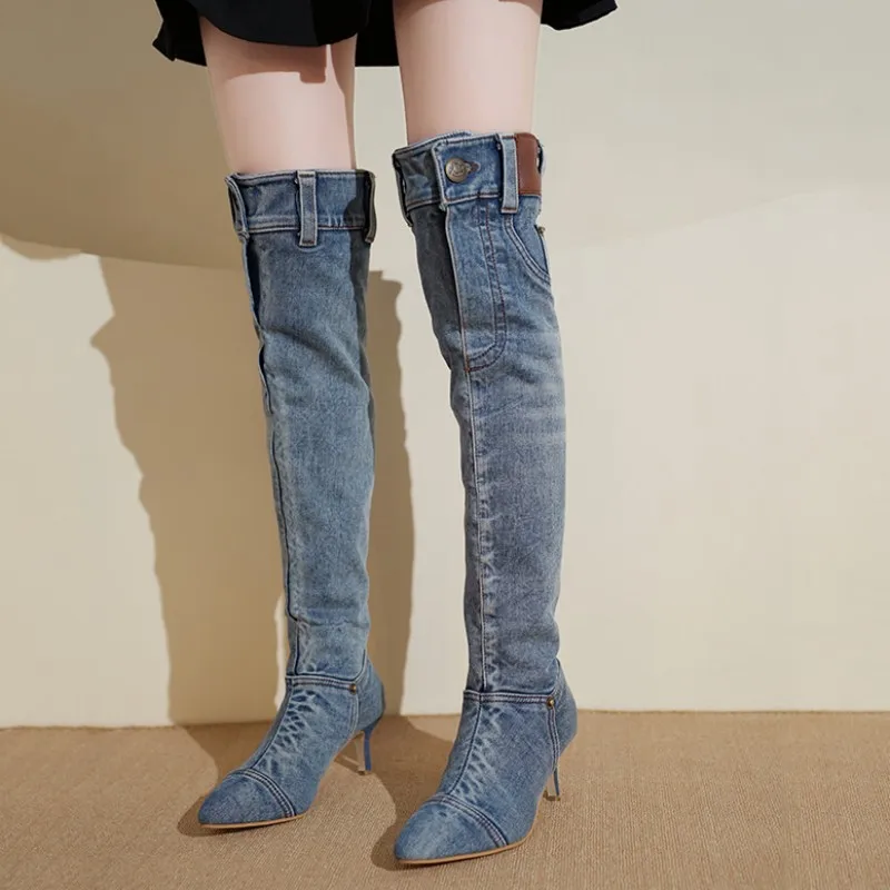Edgewalker Denim Boots - Image 2