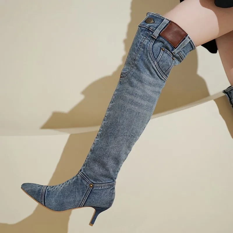 Edgewalker Denim Boots - Image 3
