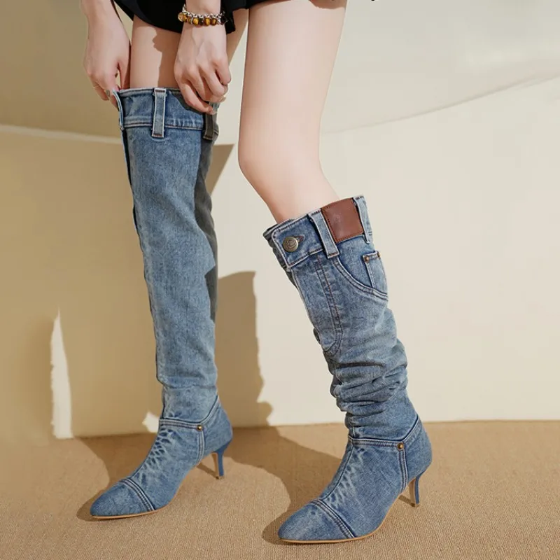 Edgewalker Denim Boots - Image 4