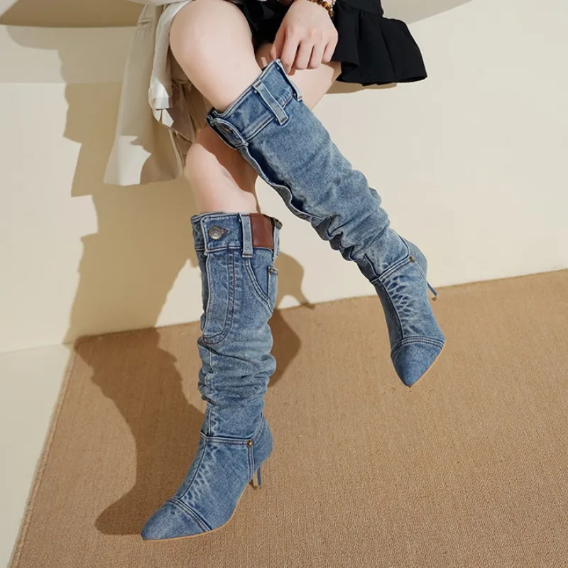 Edgewalker Denim Boots - Image 5