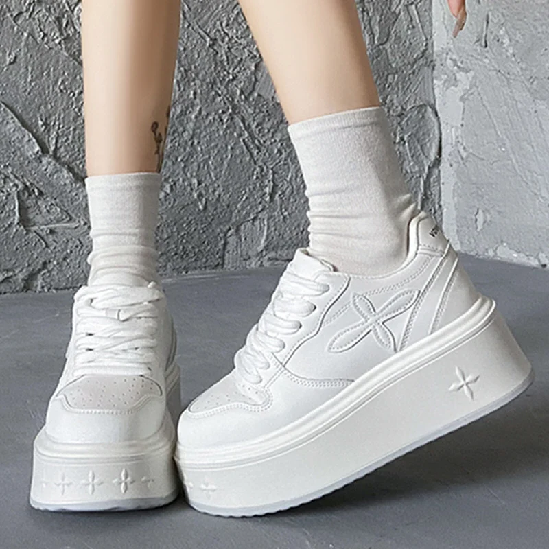 Elevate Elegance Platform Sneakers - Image 6
