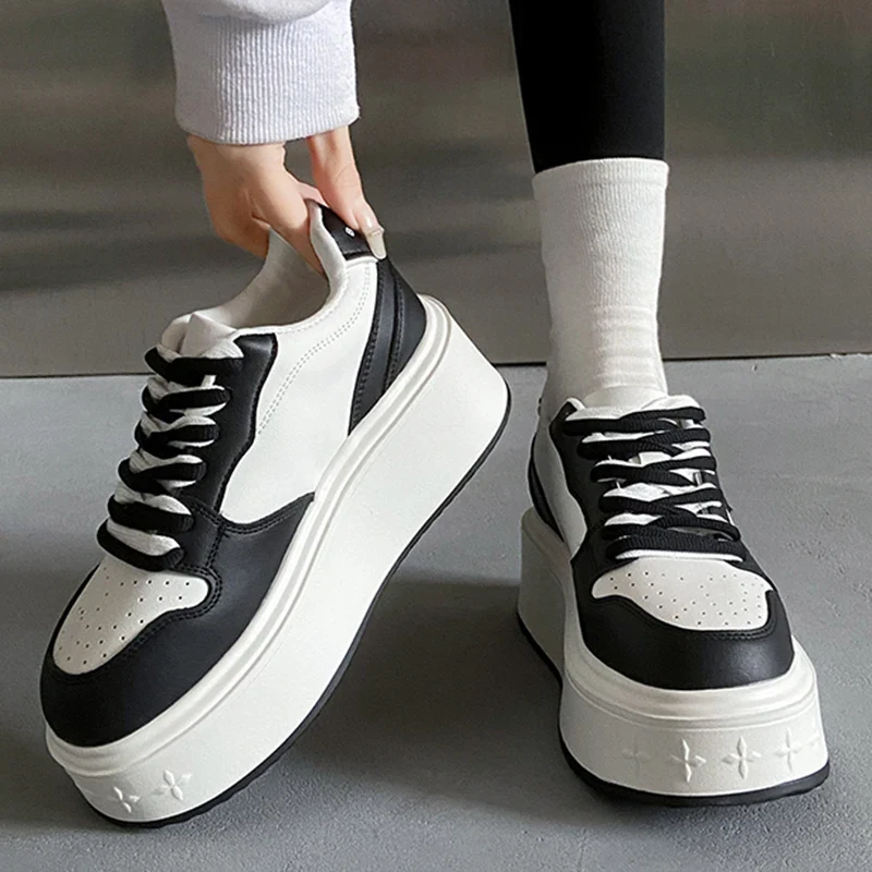 Elevate Elegance Platform Sneakers - Image 7