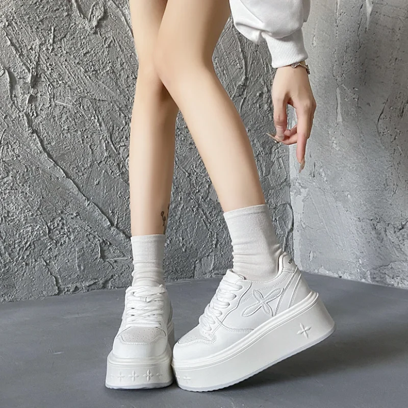 Elevate Elegance Platform Sneakers - Image 8