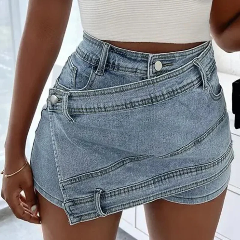Elise Denim Sexy Shorts - Image 2