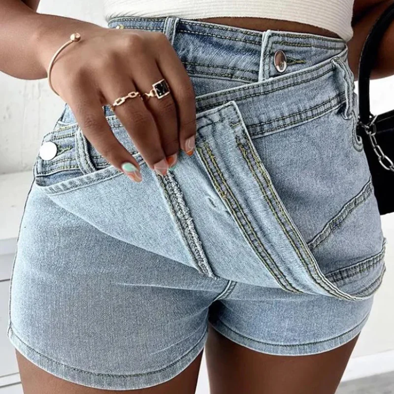 Elise Denim Sexy Shorts - Image 3