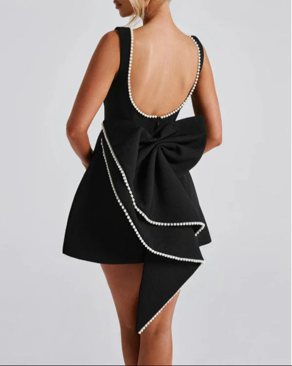 Enchantress Bow Mini Dress - Image 7