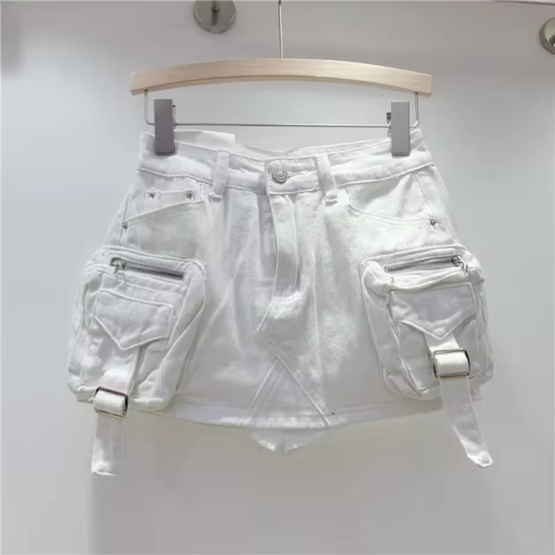 Enticing 3D Pockets Mini Skirts - Image 4