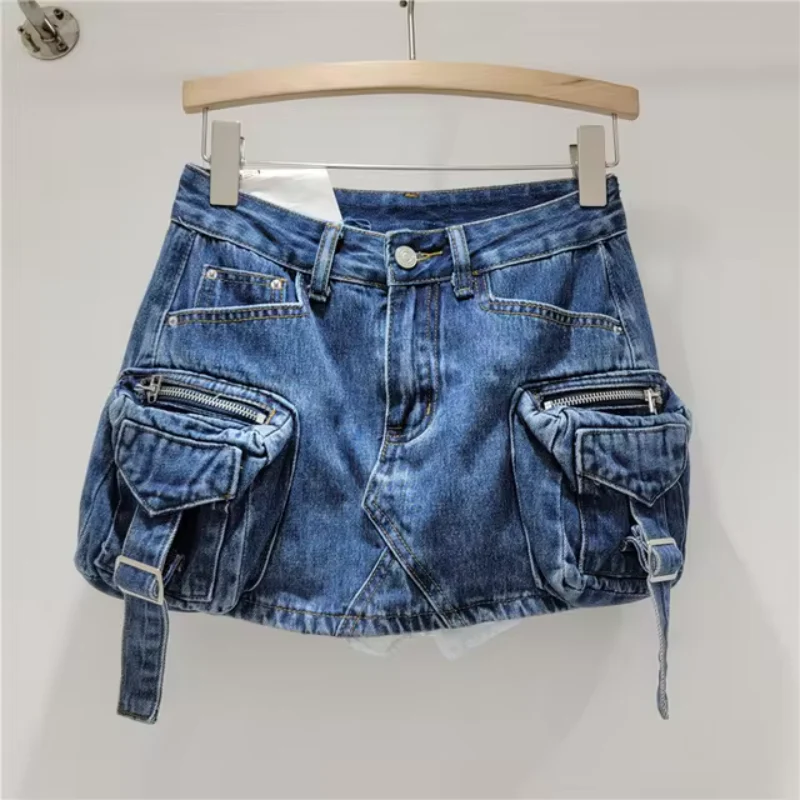 Enticing 3D Pockets Mini Skirts - Image 5