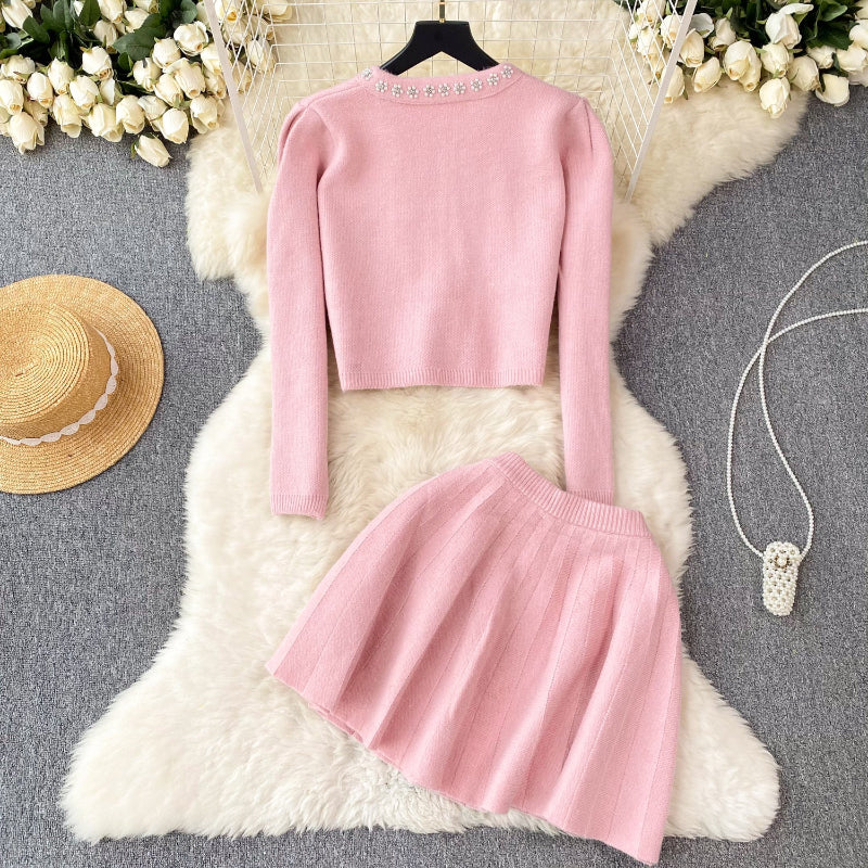 Ethereal Knit Skirt Set - Image 5
