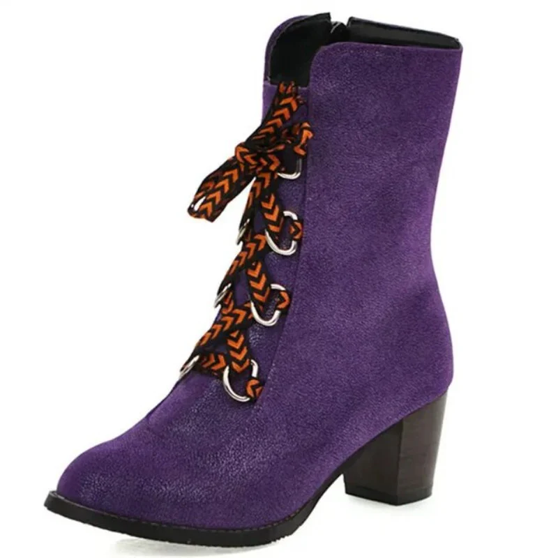 Etna Denim Booties - Image 3