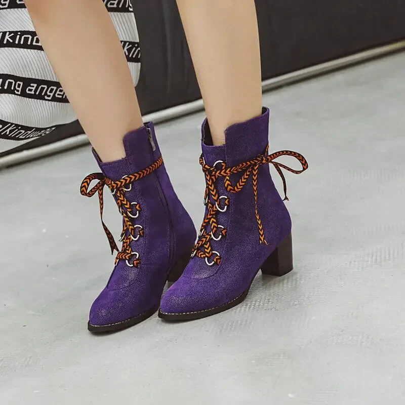 Etna Denim Booties - Image 6