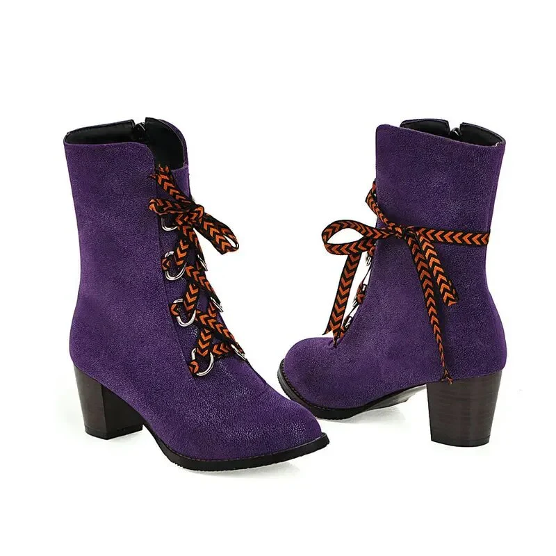 Etna Denim Booties - Image 7