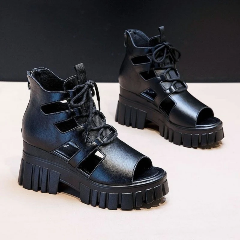 Felicia Platform Roman Sandals - Image 5