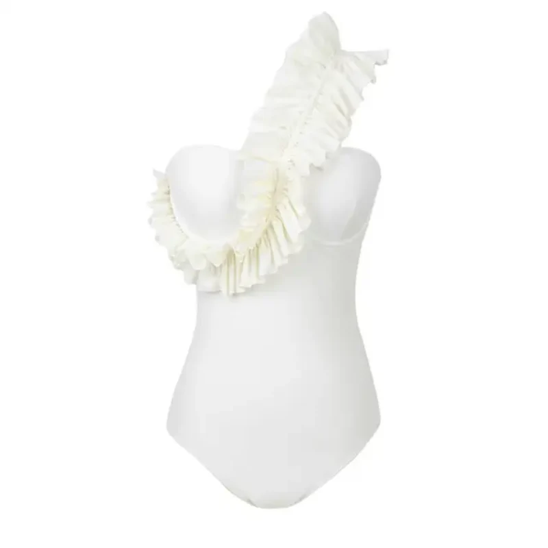 Flirty Ruffle Bombshell Swimsuit - Image 5