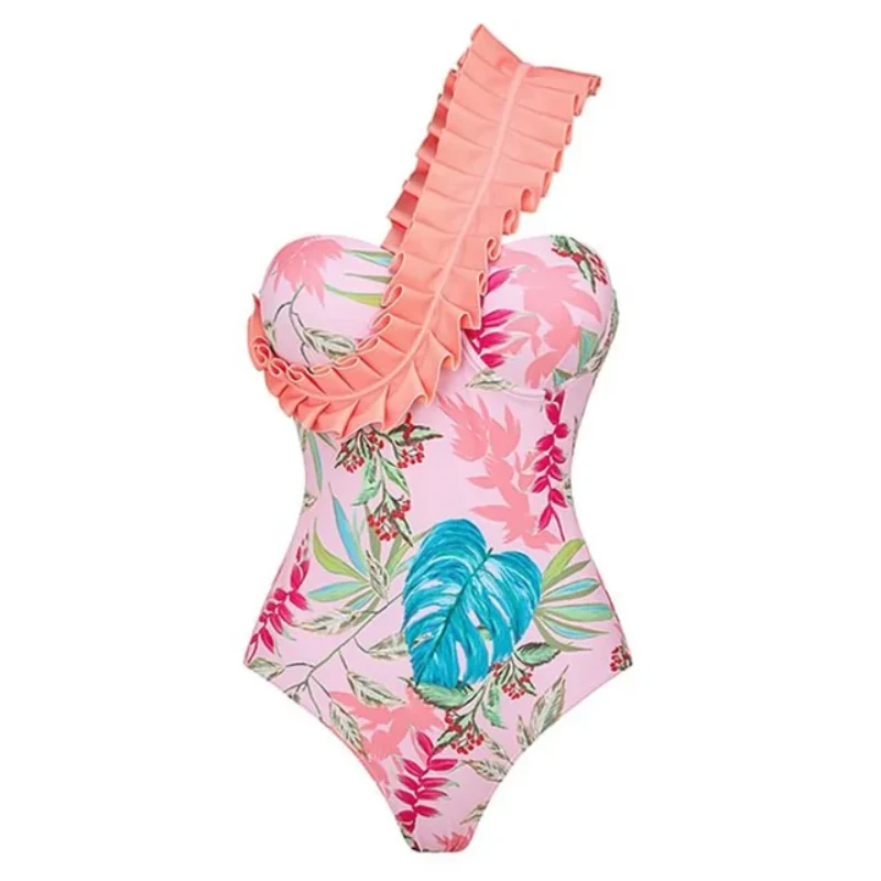 Flirty Ruffle Bombshell Swimsuit - Image 9