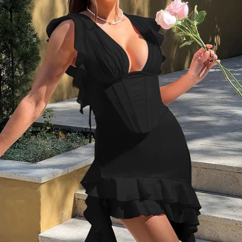Flirty Ruffle Mozision Dress - Image 3