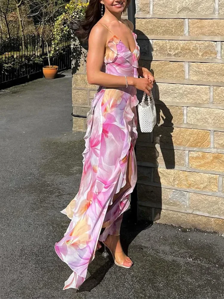 Floral Fantasy Strapless Dress - Image 2