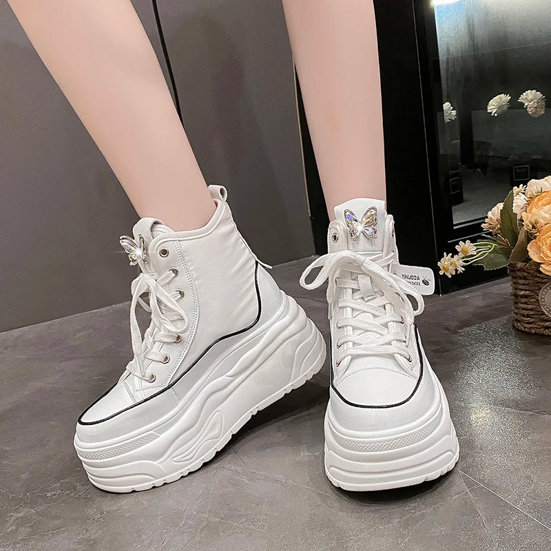 Flutterby Platform Ankle Sneakers - Image 6
