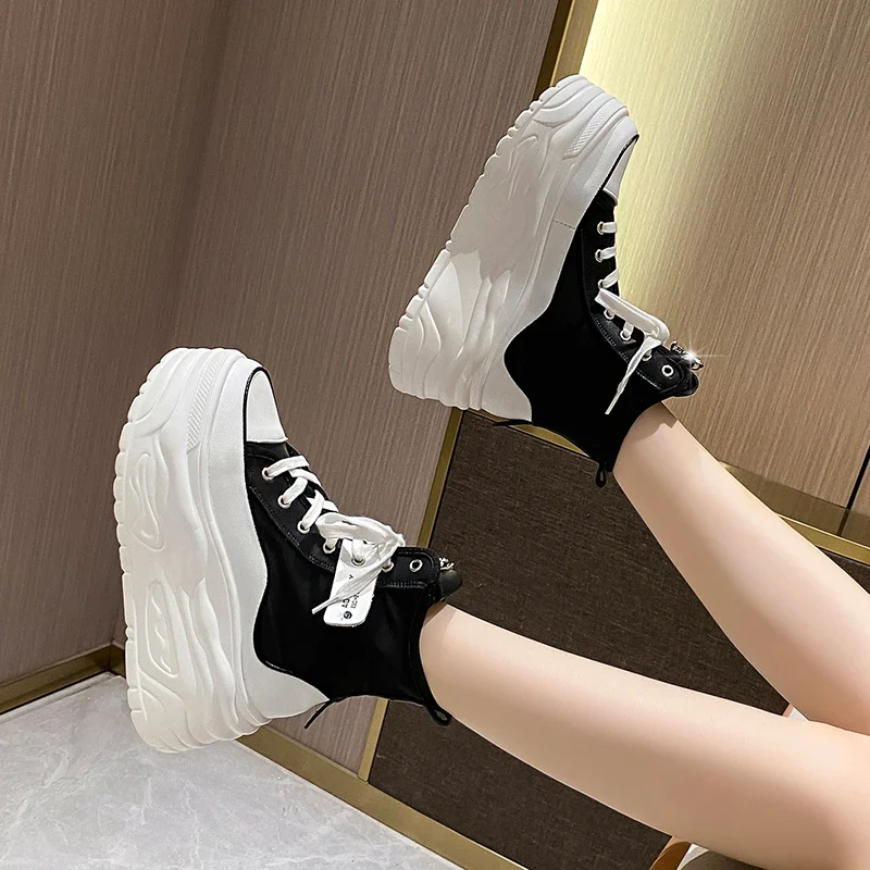 Flutterby Platform Ankle Sneakers - Image 8