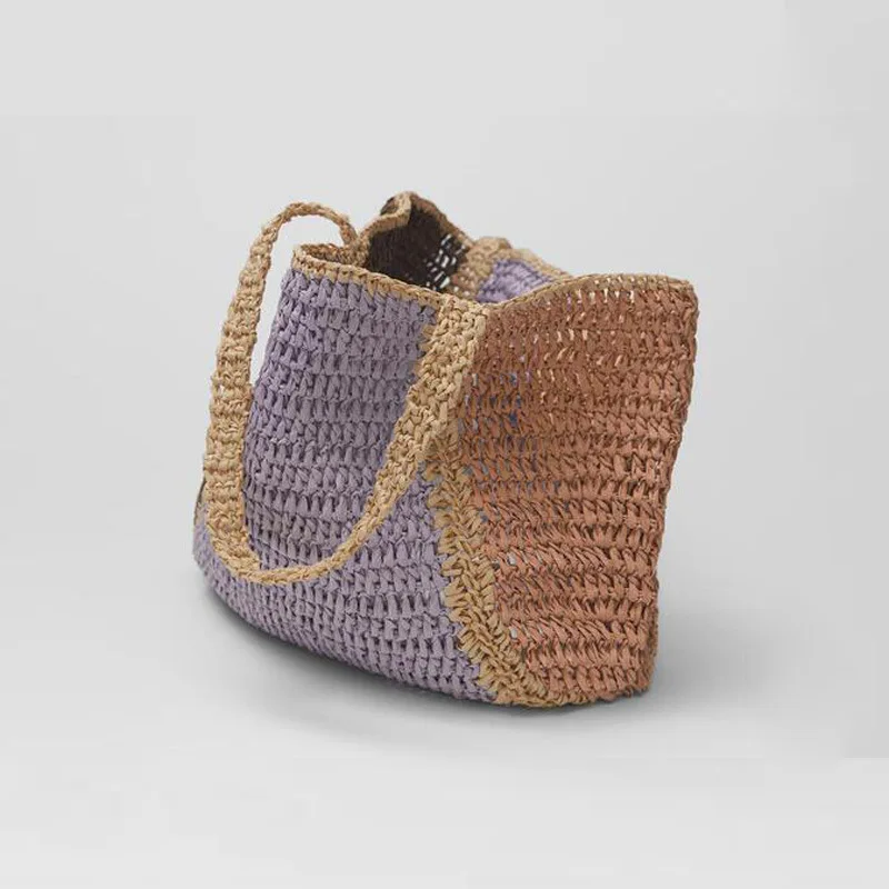 French Riviera Woven Tote Bag - Image 3
