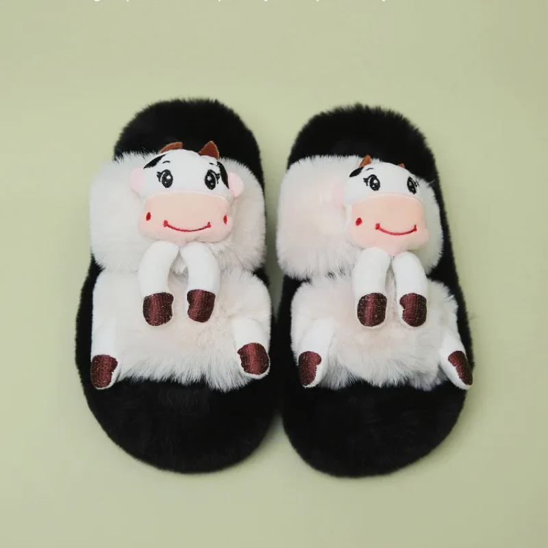 Funny Wild Plush Slippers - Image 2