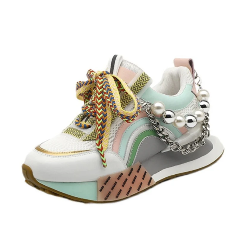 Fusion Pearl Chunky Sneakers - Image 2