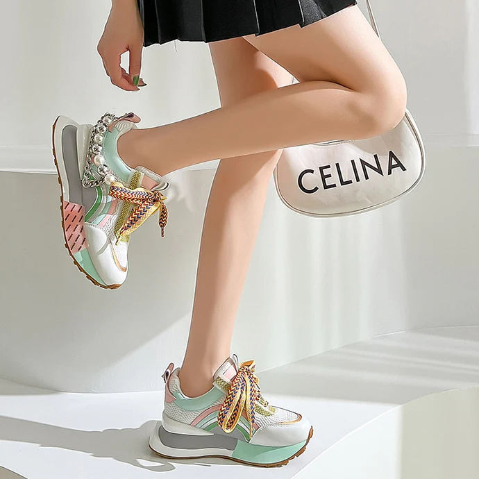 Fusion Pearl Chunky Sneakers - Image 6