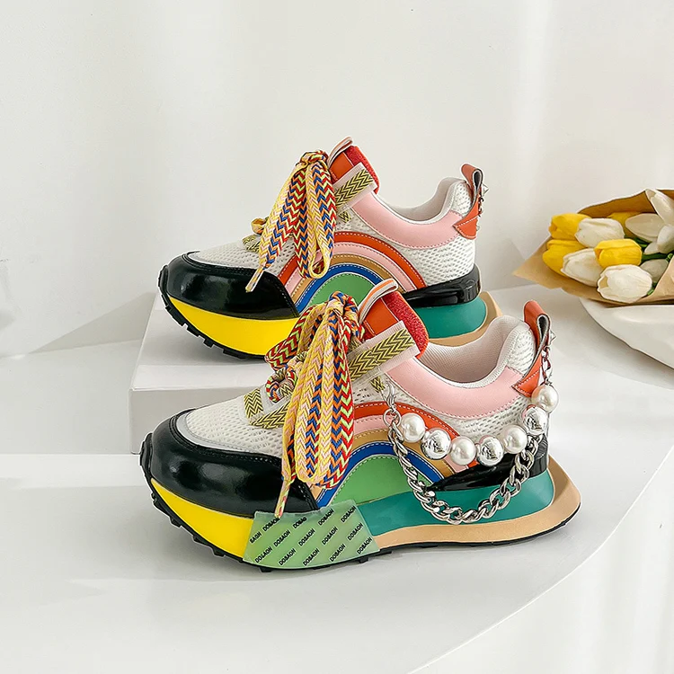 Fusion Pearl Chunky Sneakers - Image 8