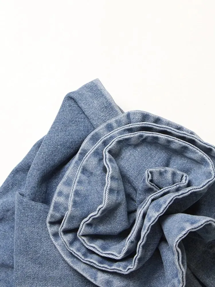 Gala Chic Denim Skirt - Image 5
