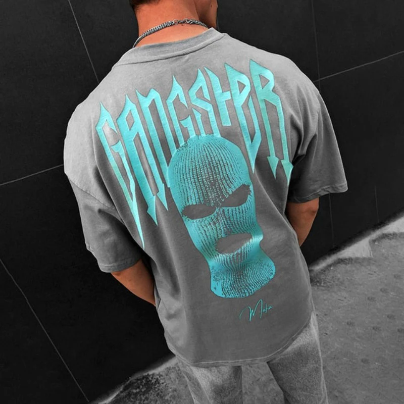 Gangster Mask Loose T-Shirt - Image 3