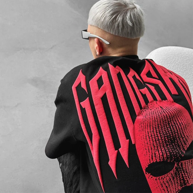 Gangster Mask Loose T-Shirt - Image 4