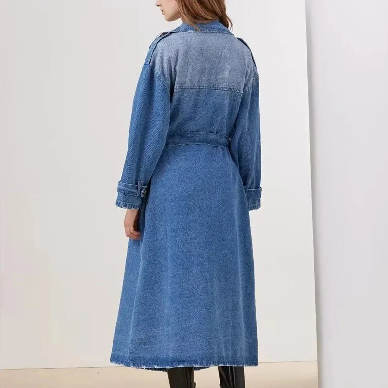 Gina Vintage Denim Trench - Image 2