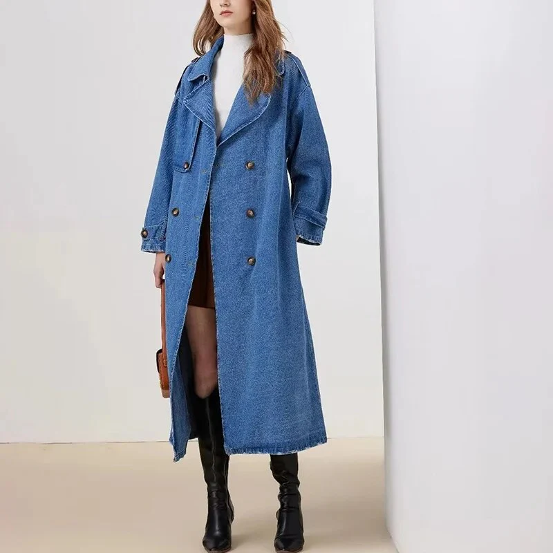 Gina Vintage Denim Trench - Image 3