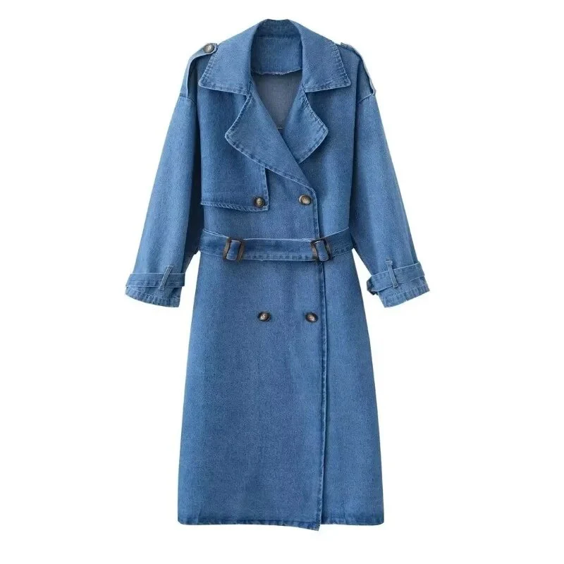 Gina Vintage Denim Trench - Image 4