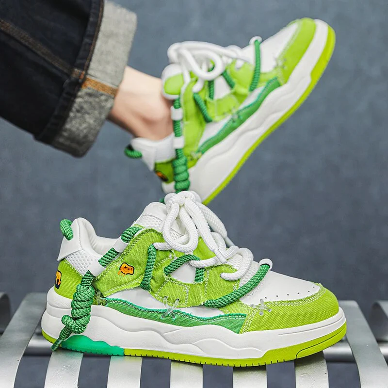Giulermo Patched Street Sneakers - Image 5
